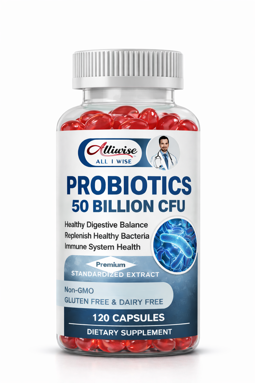 Probióticos 120 capsulas